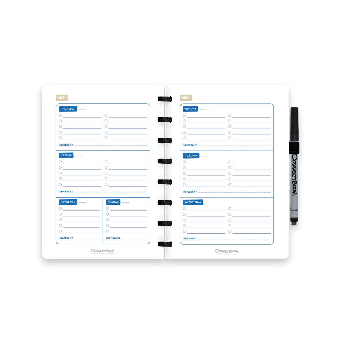 A5 - Agenda aanvulling week pagina&apos;s