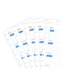 Set Extra Pagina’s - Weekpagina's agenda editie