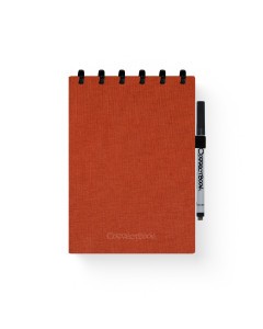 Correctbook Linnen Hardcover A5 Top Binding Rusty Red