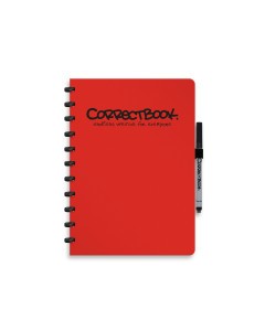 Correctbook Original A4 Horizon Red