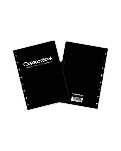 Correctbook Losse omslag A5 Ink Black met penlus