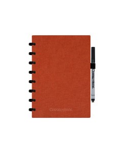 Correctbook Linen Hardcover A5 Rusty Red