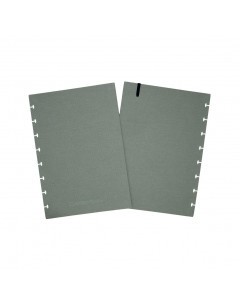 Couverture amovible Correctbook A5 Lin Hardcover Olive Green