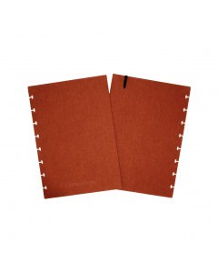 Correctbook Cover A5 Linen Hardcover Rusty Red