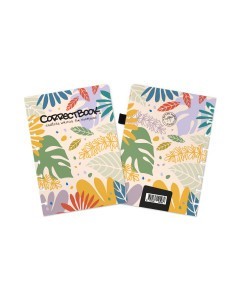 Correctbook Cover A5 Botanical Beauty with pen loop