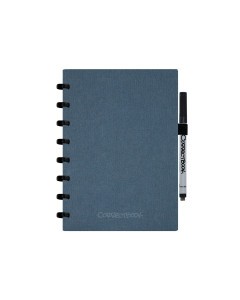 Correctbook Linen Hardcover A5 Steel Blue