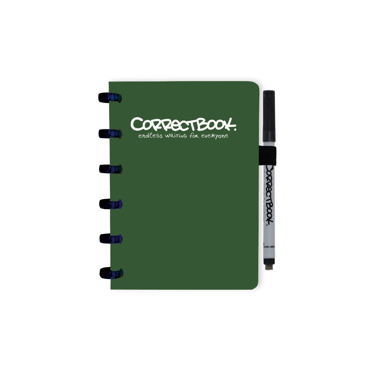 Correctbook Original A6 Forest Green-Blanco - Uitwisbaar / Herschrijfbaar Notitieboek