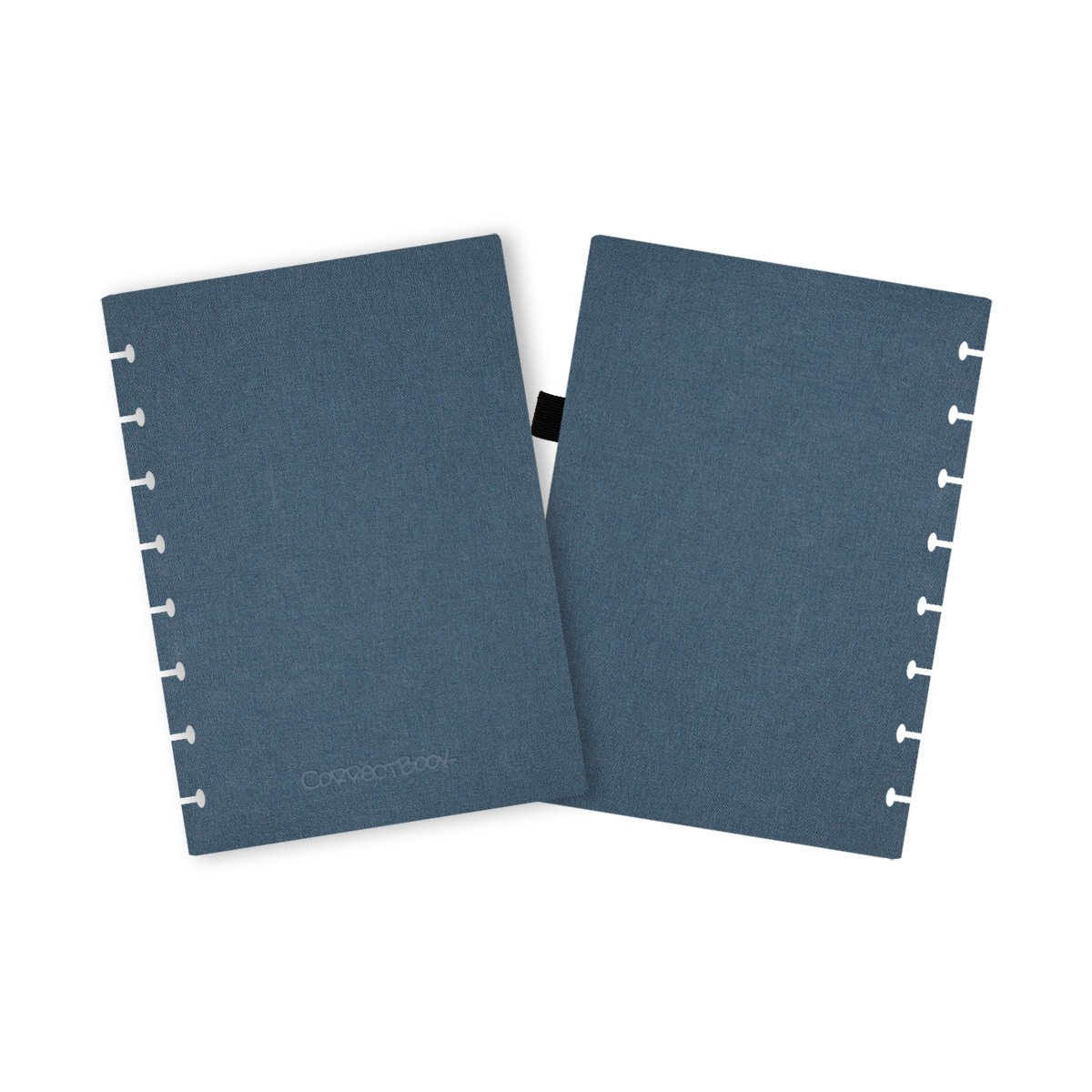 Correctbook losse omslag A5 Linnen Hardcover Steel Blue