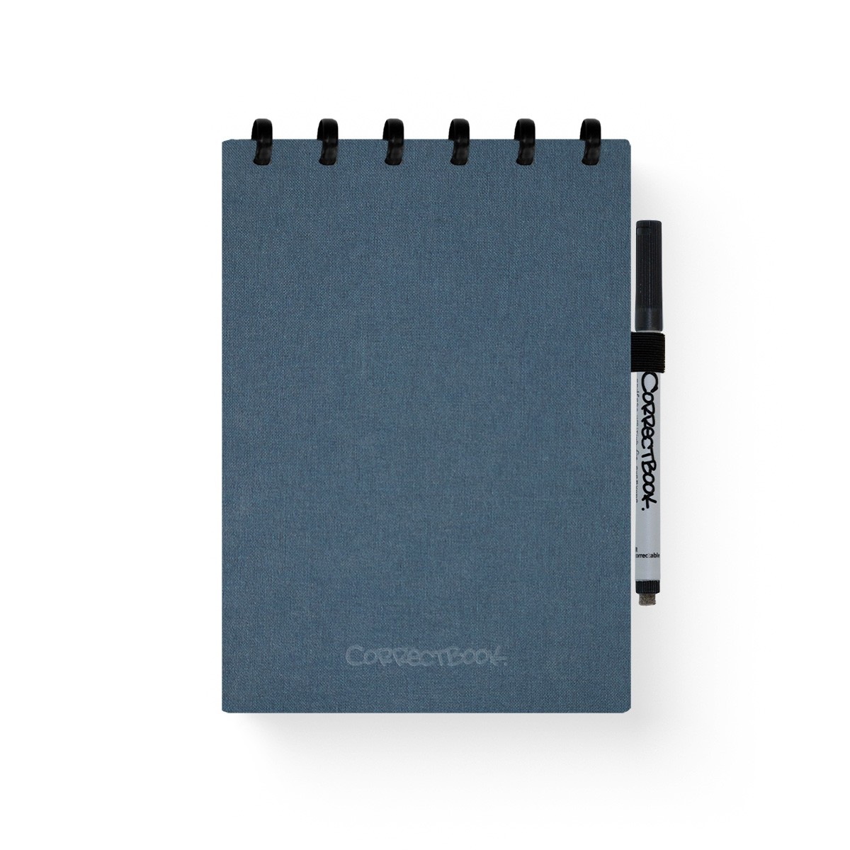 Correctbook Linnen Hardcover A5 Top Binding Steel Blue