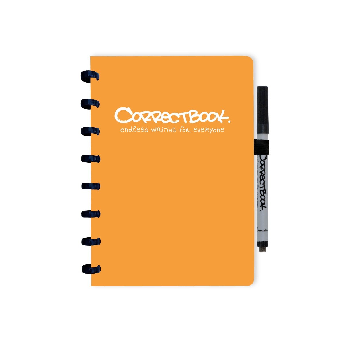 Correctbook A5 Original Peachy Orange-Blanco - Uitwisbaar / Herschrijfbaar Notitieboek