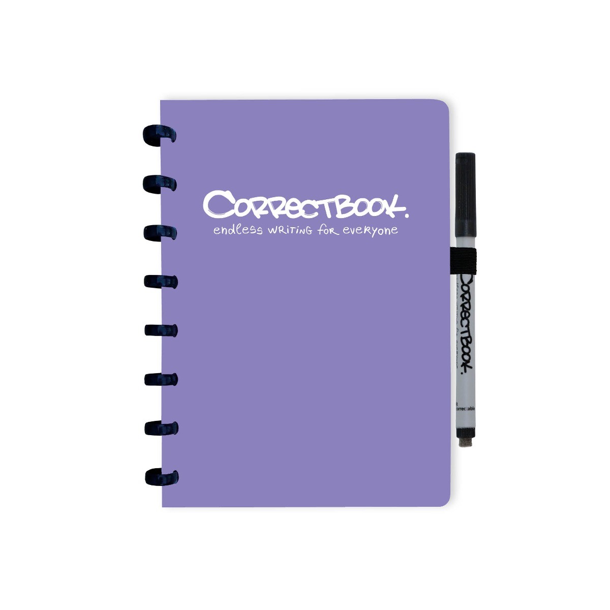 Correctbook A5 Original Petunia Purple-Blanco - Uitwisbaar / Herschrijfbaar Notitieboek