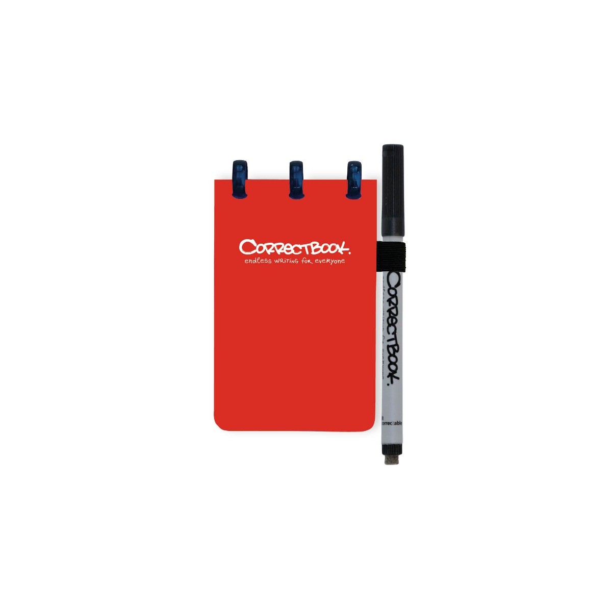 Correctbook A7 Original Pocket Horizon Red - Uitwisbaar / Herschrijfbaar Notitieboek