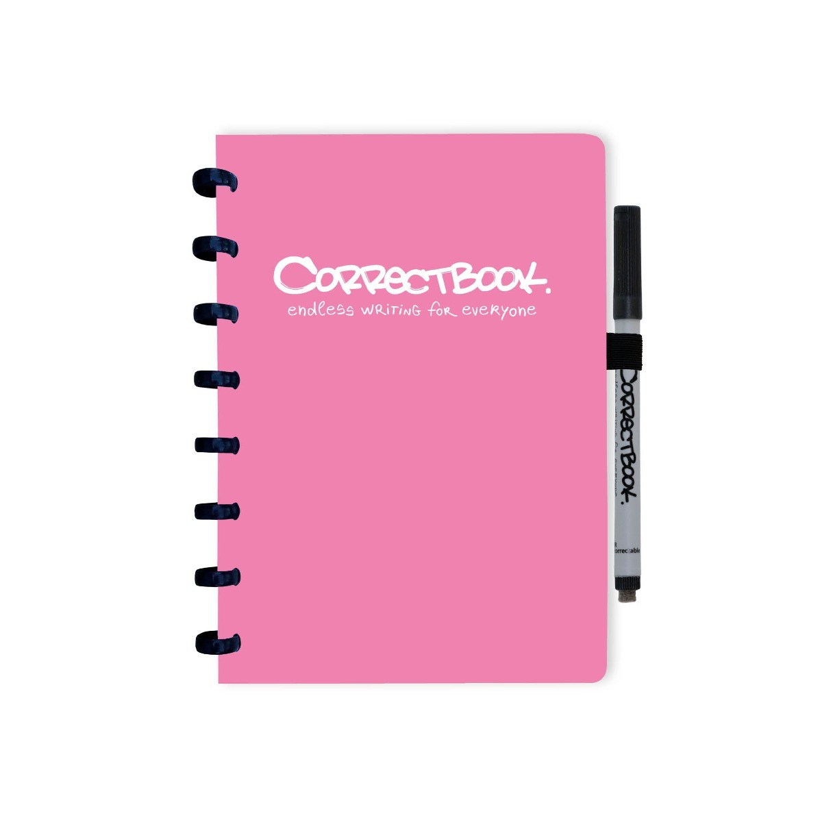 Correctbook A5 Original Blossom Pink blanco - Uitwisbaar / Herschrijfbaar Notitieboek