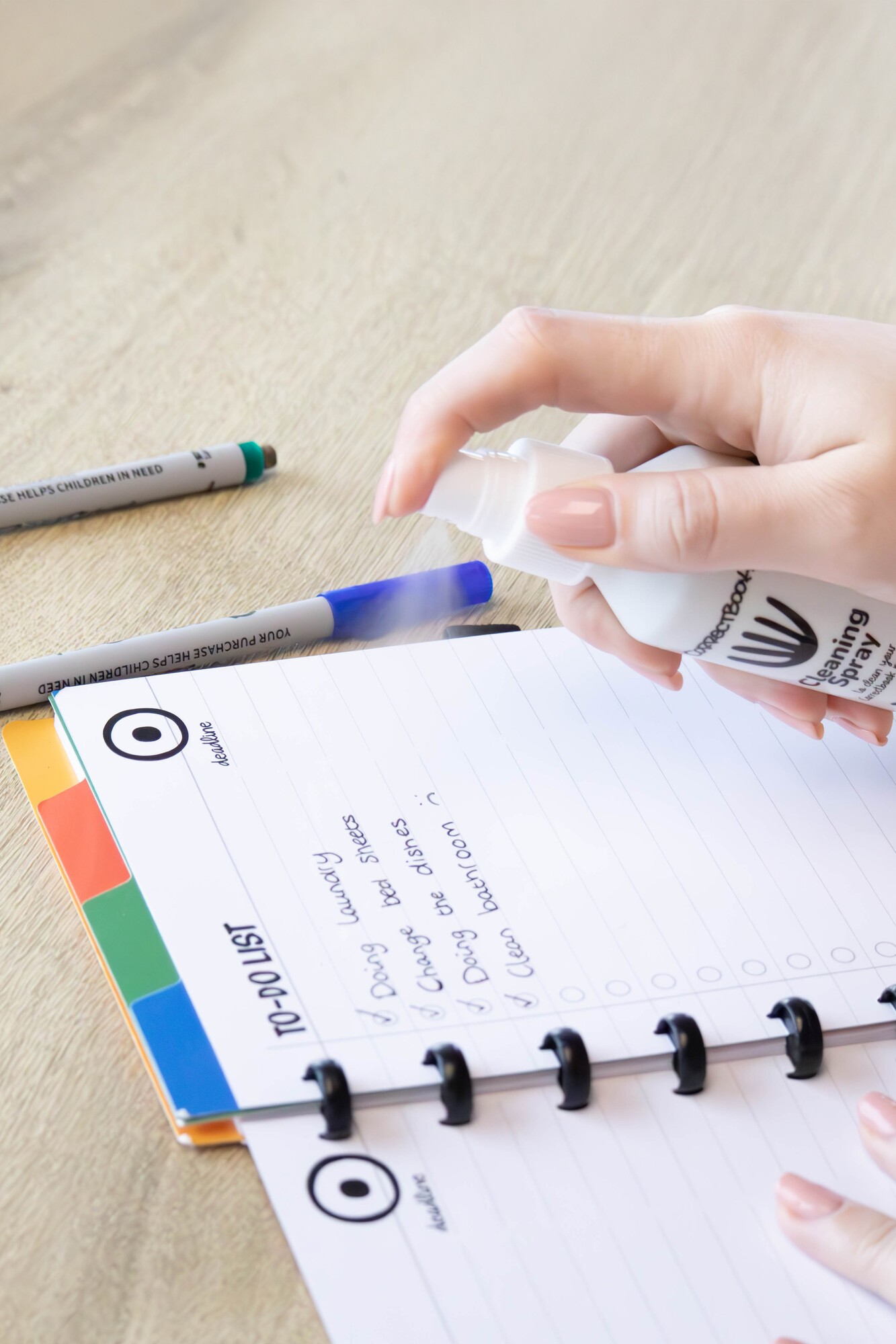 Correctbook schoon en in vorm houden