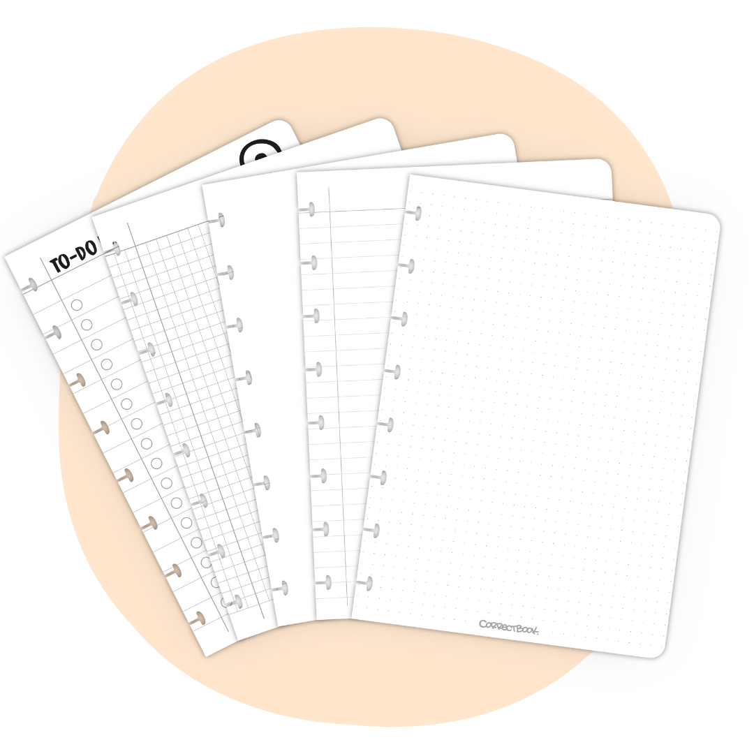 Correctbook Paginaset A5 Mix