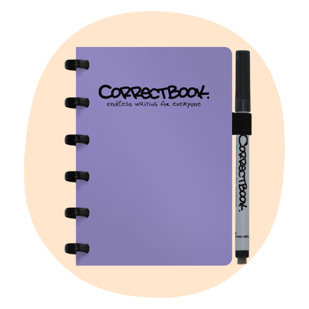 Correctbook Petunia Purple A6
